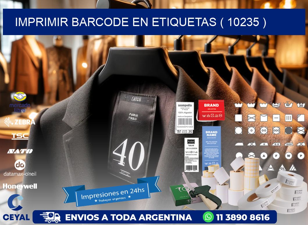 IMPRIMIR BARCODE EN ETIQUETAS ( 10235 )