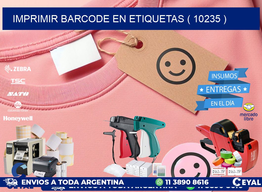 IMPRIMIR BARCODE EN ETIQUETAS ( 10235 )