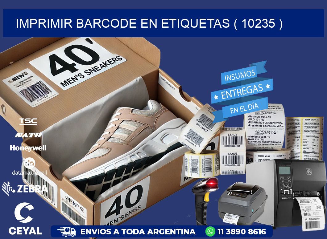 IMPRIMIR BARCODE EN ETIQUETAS ( 10235 )