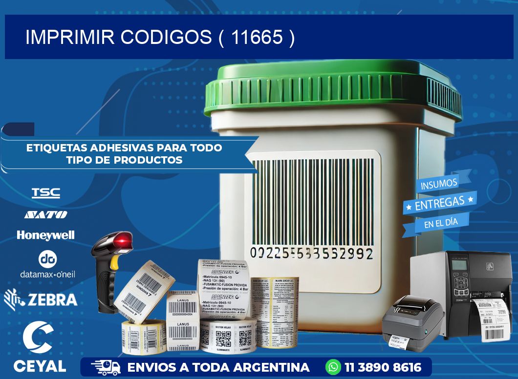 IMPRIMIR CODIGOS ( 11665 )