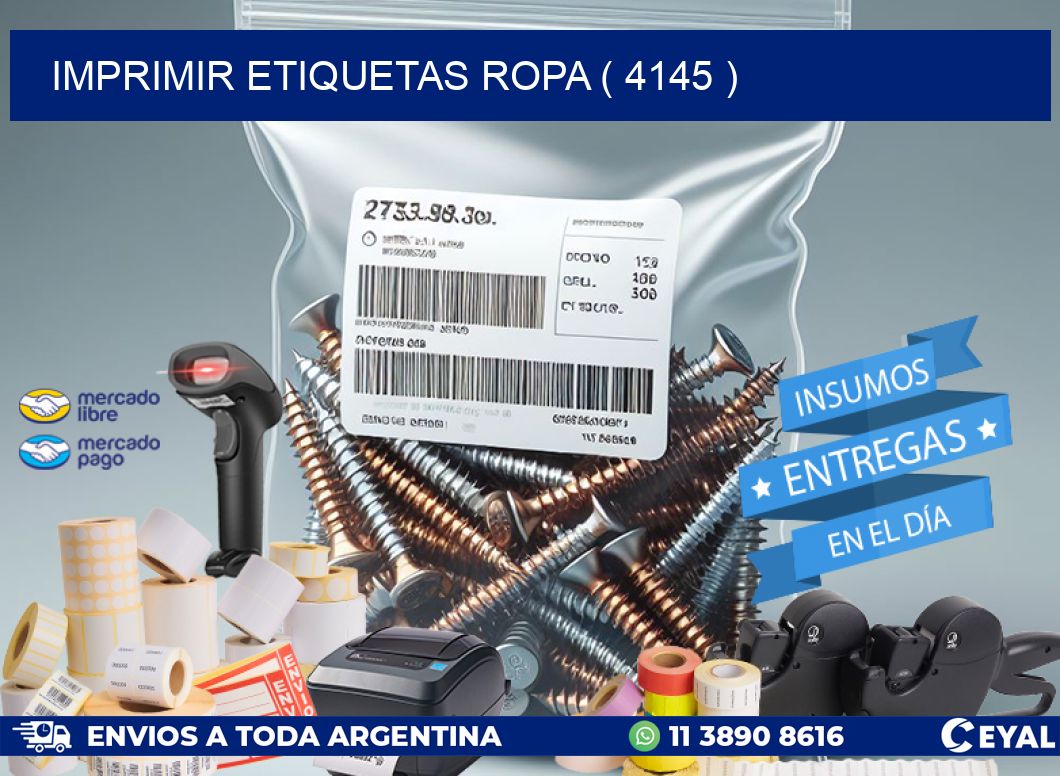 IMPRIMIR ETIQUETAS ROPA ( 4145 )
