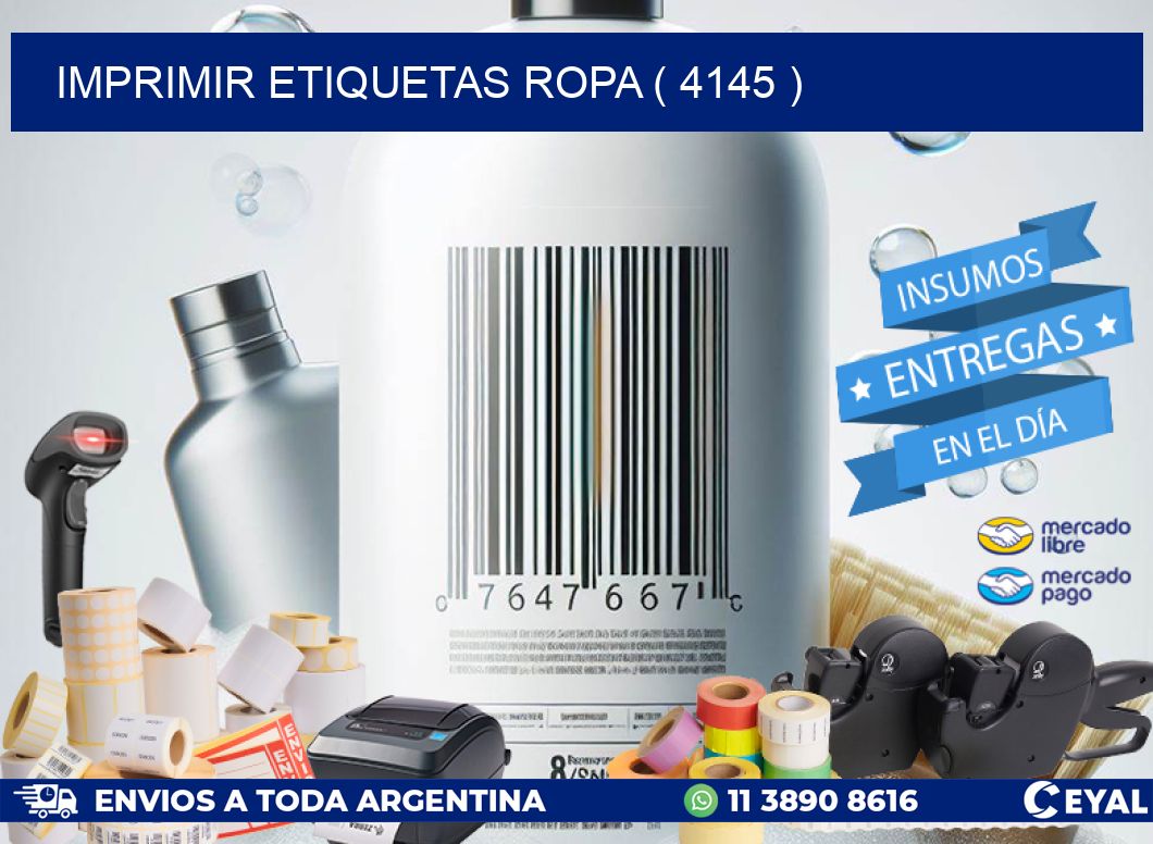 IMPRIMIR ETIQUETAS ROPA ( 4145 )