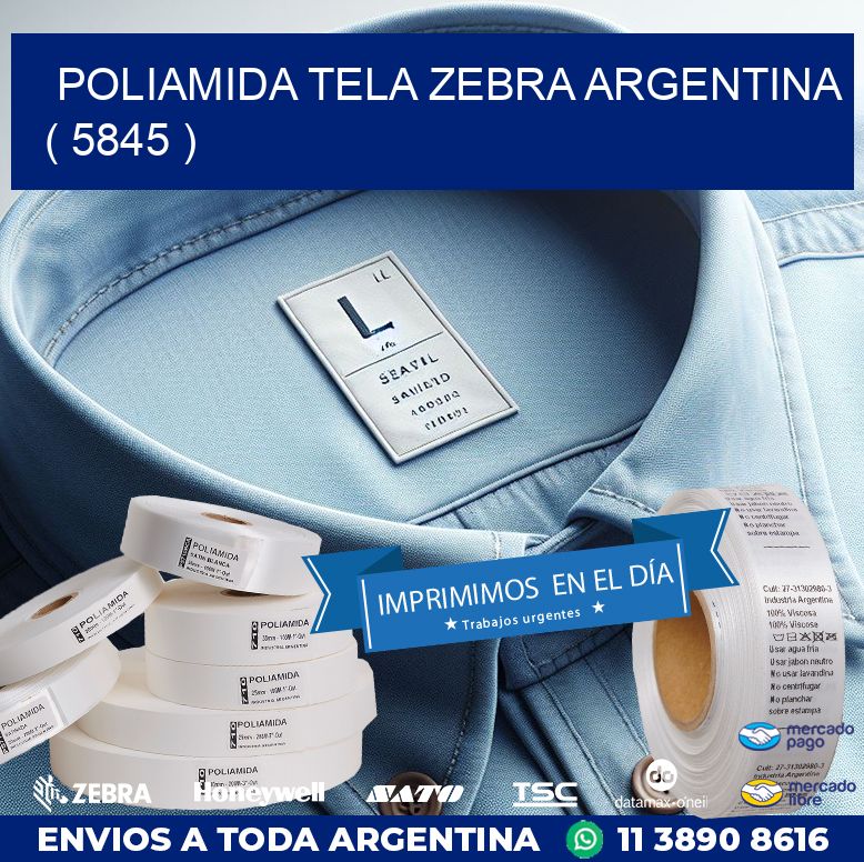 POLIAMIDA TELA ZEBRA ARGENTINA ( 5845 )