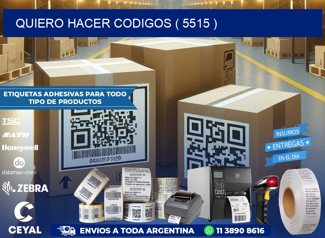 QUIERO HACER CODIGOS ( 5515 )