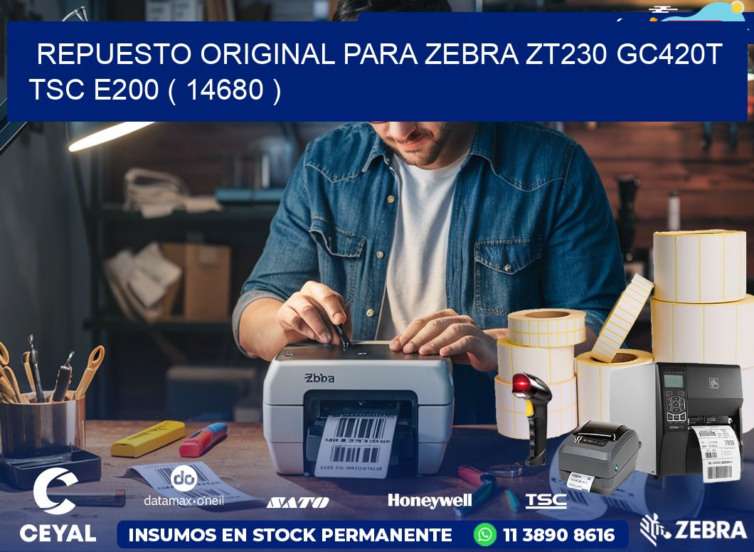 REPUESTO ORIGINAL PARA ZEBRA ZT230 GC420T TSC E200 ( 14680 )