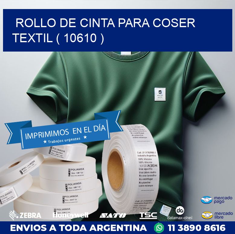 ROLLO DE CINTA PARA COSER TEXTIL ( 10610 )
