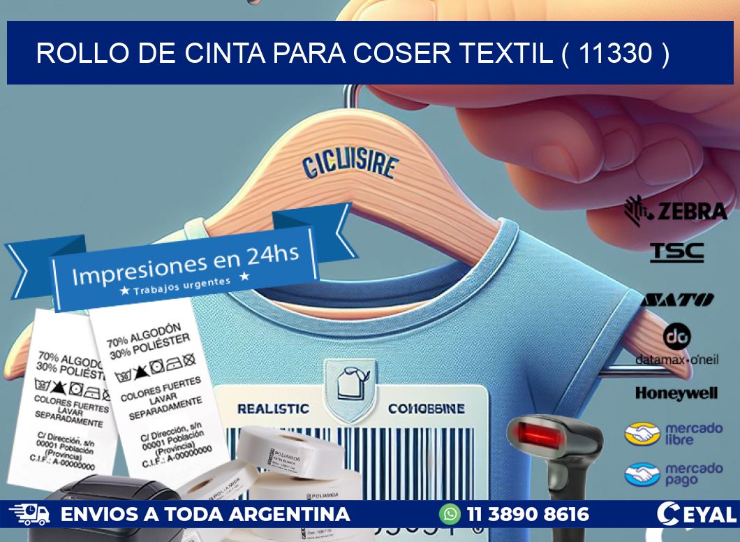 ROLLO DE CINTA PARA COSER TEXTIL ( 11330 )