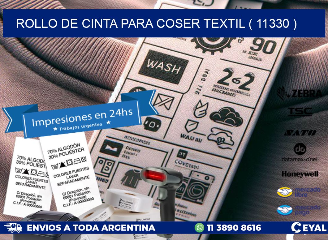 ROLLO DE CINTA PARA COSER TEXTIL ( 11330 )