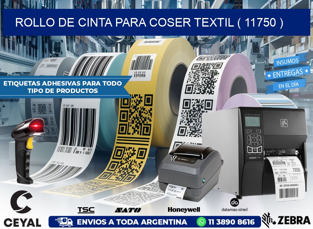 ROLLO DE CINTA PARA COSER TEXTIL ( 11750 )