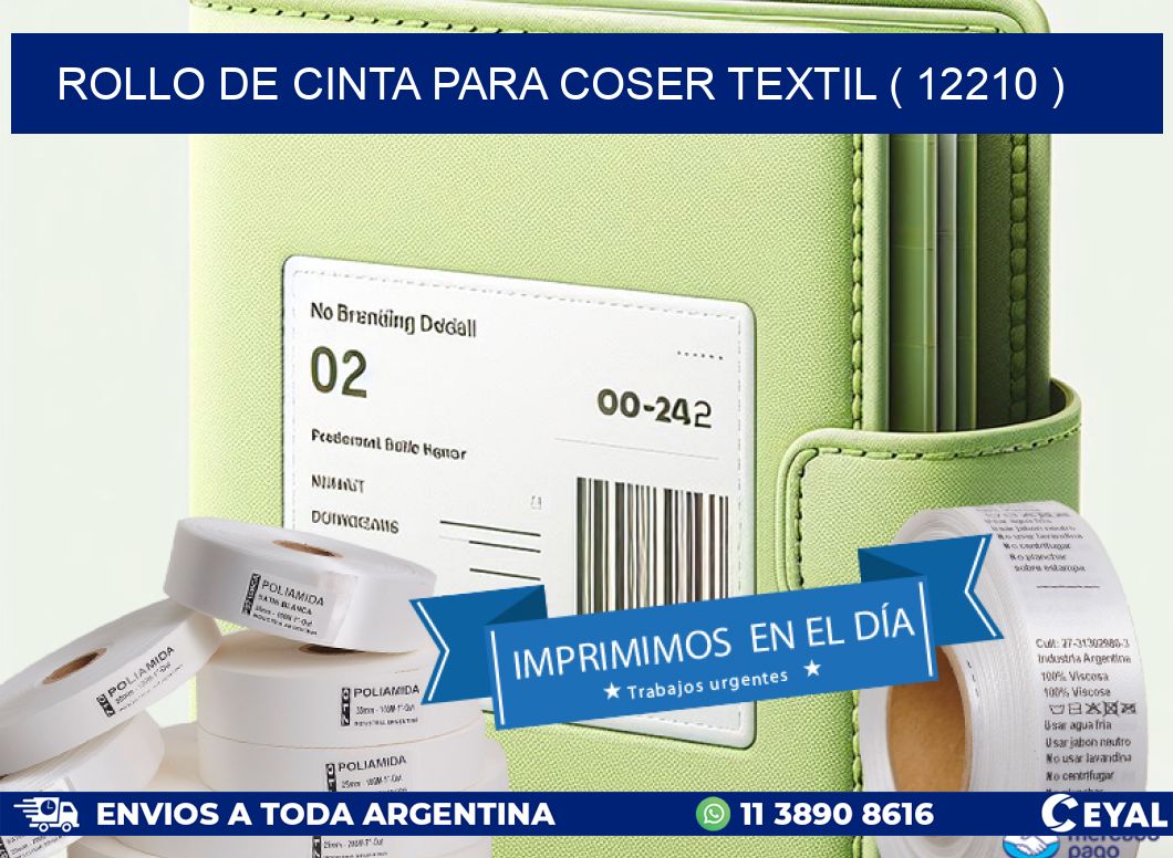 ROLLO DE CINTA PARA COSER TEXTIL ( 12210 )