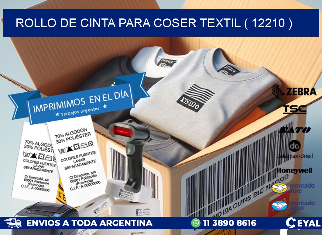ROLLO DE CINTA PARA COSER TEXTIL ( 12210 )