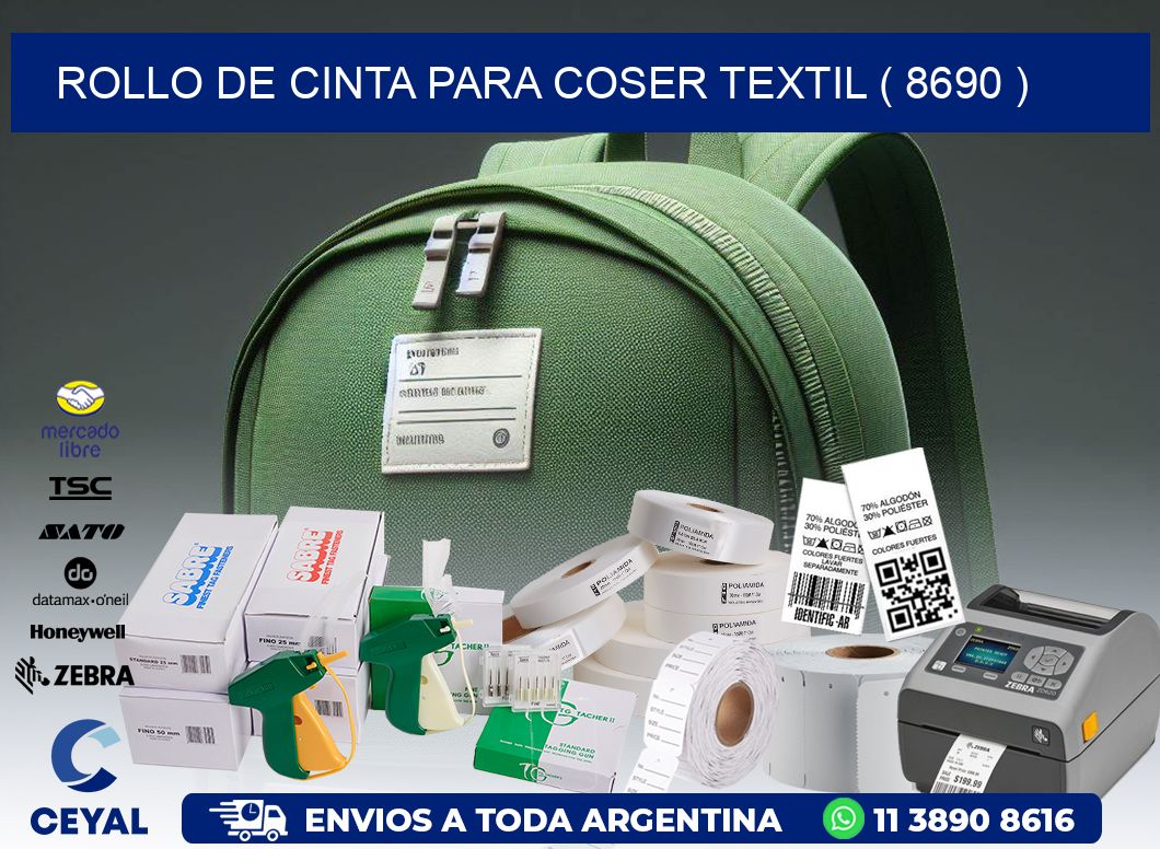 ROLLO DE CINTA PARA COSER TEXTIL ( 8690 )