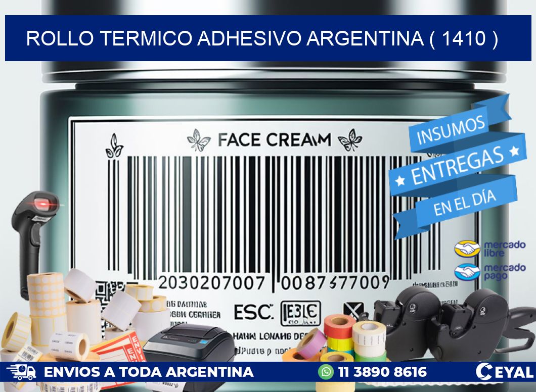 ROLLO TERMICO ADHESIVO ARGENTINA ( 1410 )