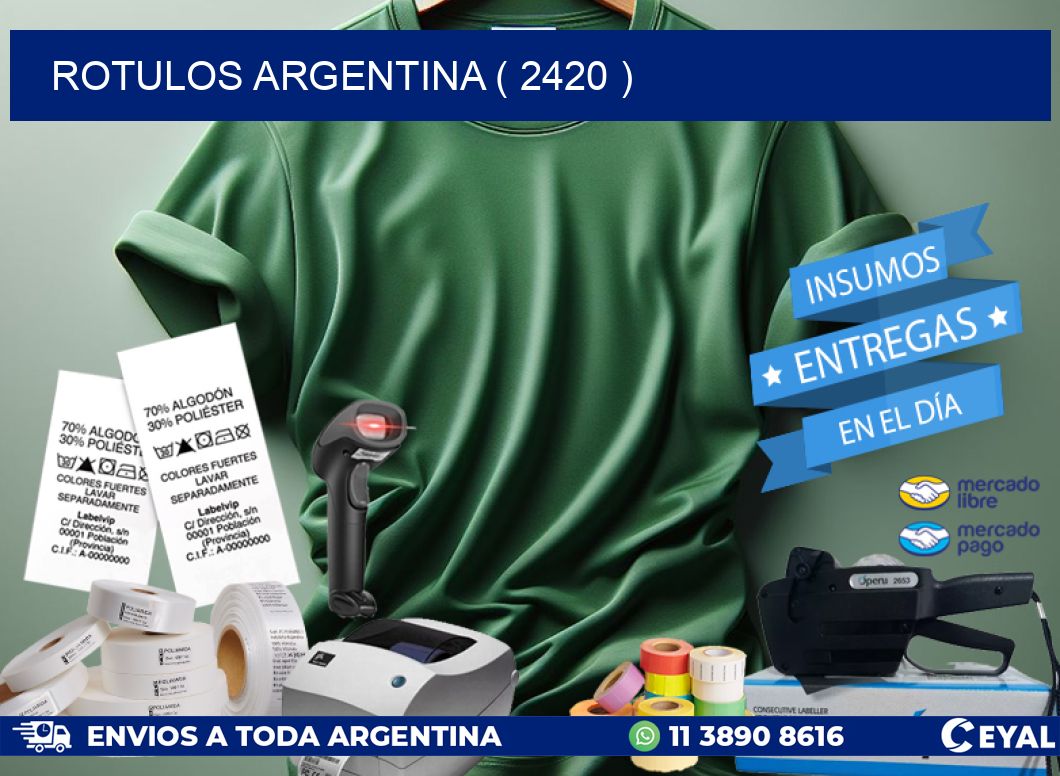 ROTULOS ARGENTINA ( 2420 )