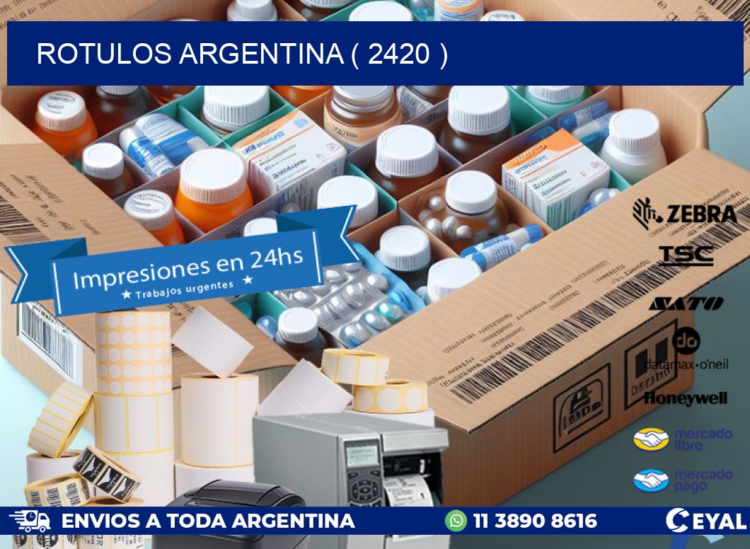 ROTULOS ARGENTINA ( 2420 )