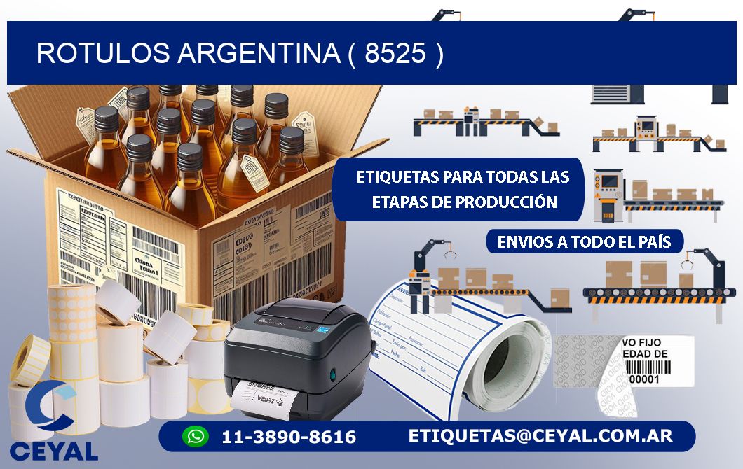 ROTULOS ARGENTINA ( 8525 )