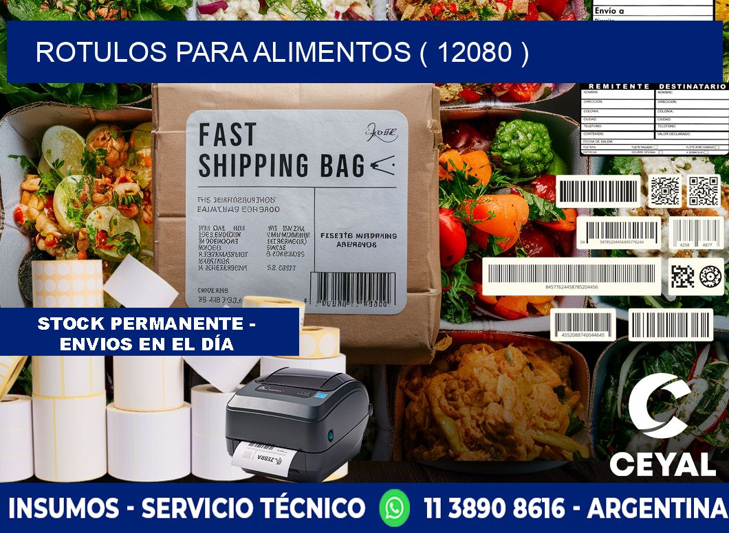 ROTULOS PARA ALIMENTOS ( 12080 )