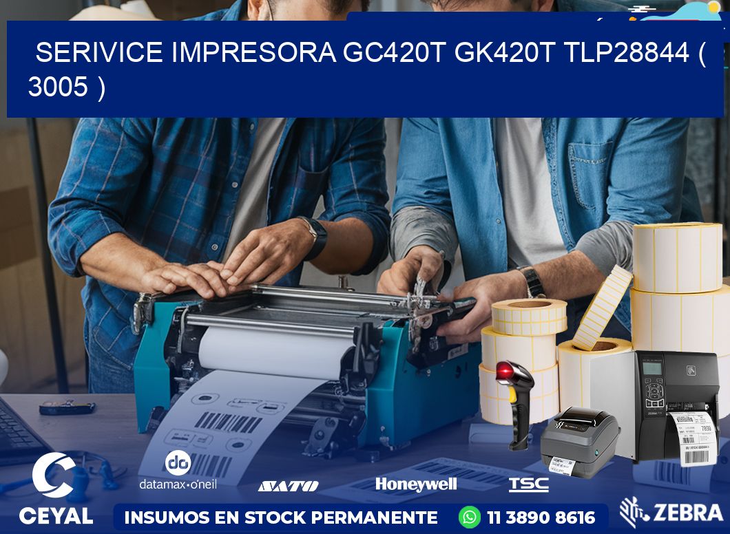 SERIVICE IMPRESORA GC420T GK420T TLP28844 ( 3005 )