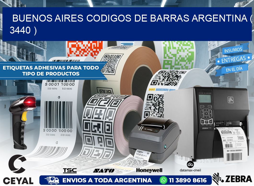 buenos aires codigos de barras argentina ( 3440 )