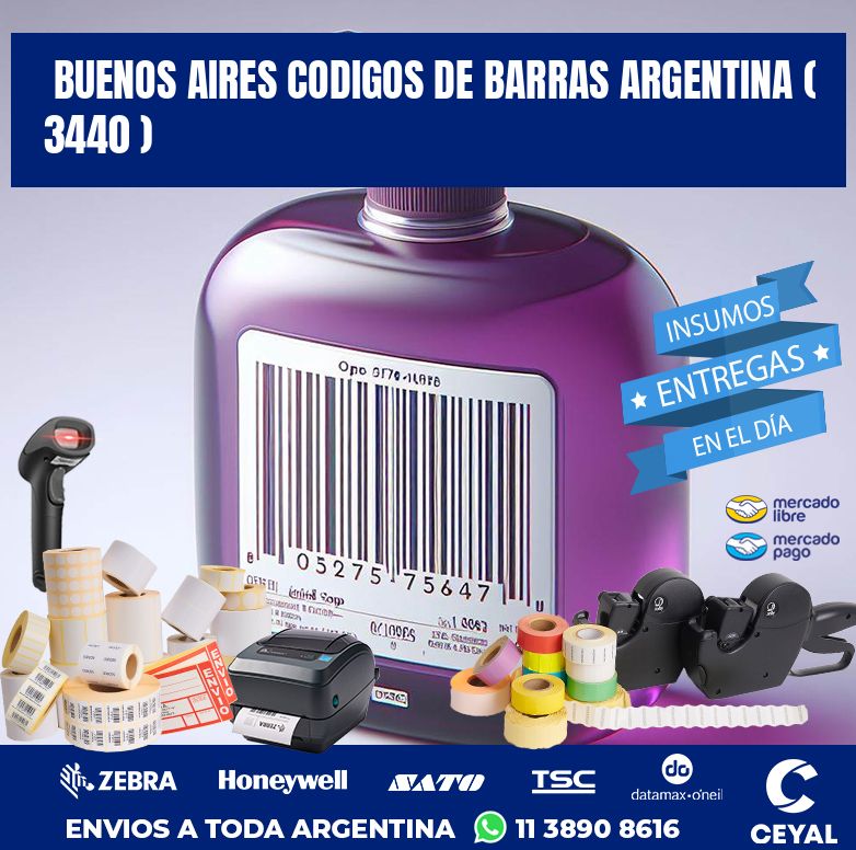 buenos aires codigos de barras argentina ( 3440 )