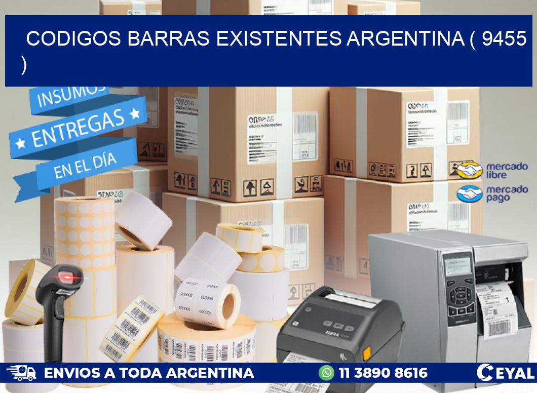 codigos barras existentes argentina ( 9455 )