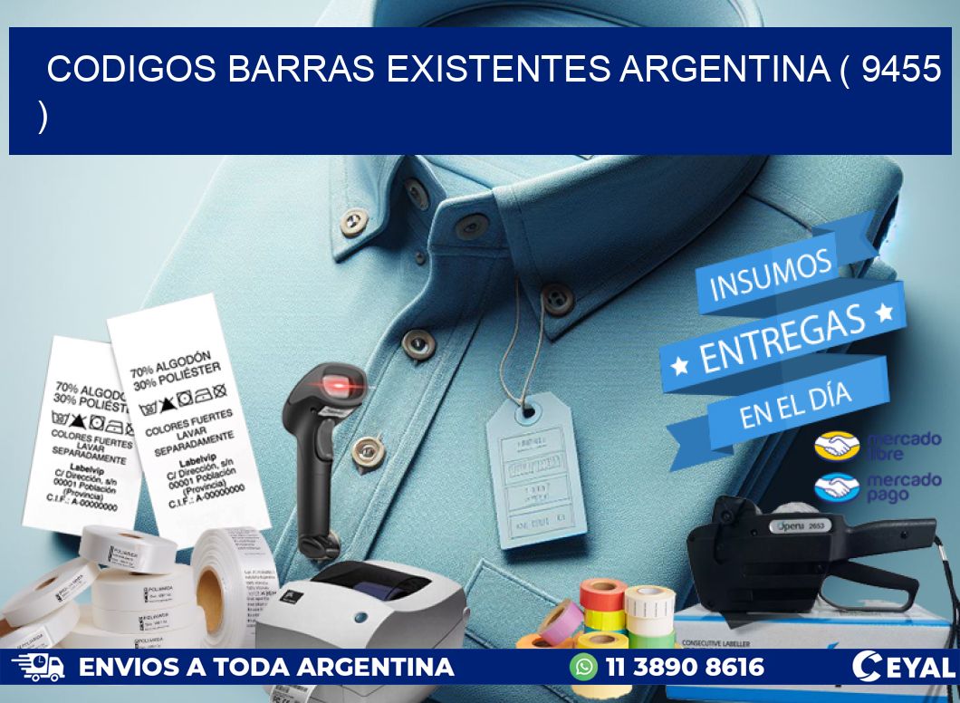 codigos barras existentes argentina ( 9455 )