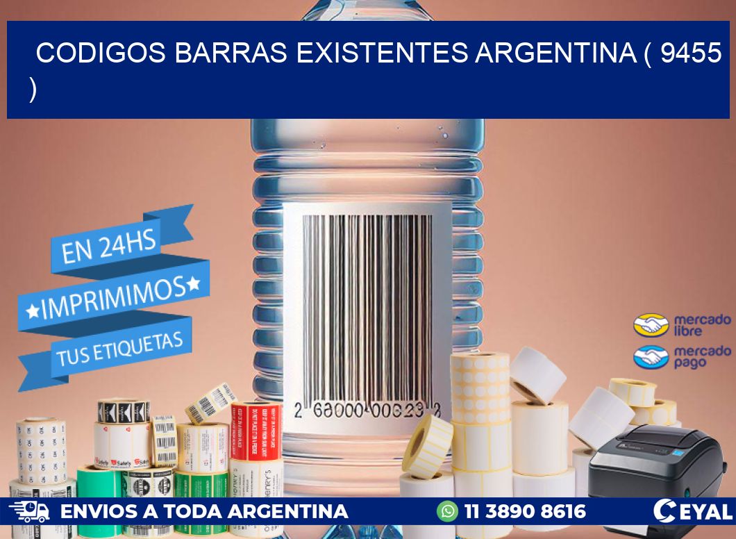 codigos barras existentes argentina ( 9455 )