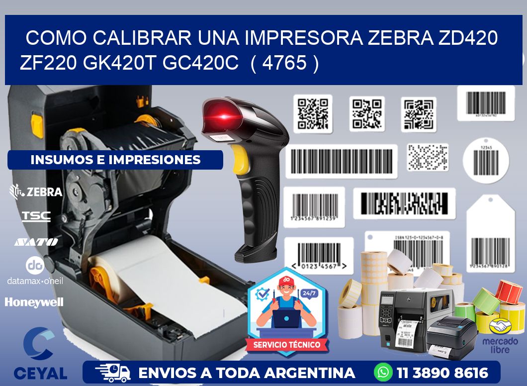 como calibrar una impresora zebra zd420 ZF220 GK420T GC420C  ( 4765 )