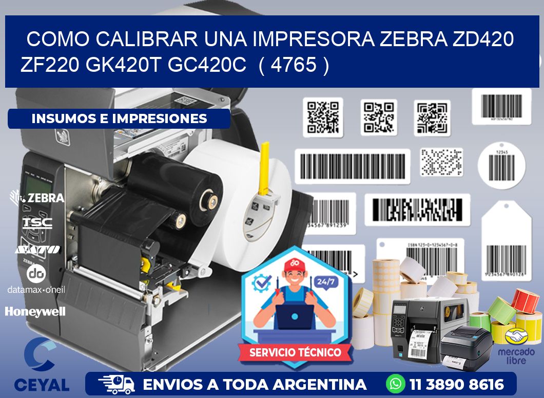 como calibrar una impresora zebra zd420 ZF220 GK420T GC420C  ( 4765 )