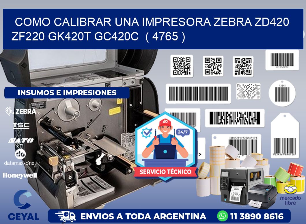 como calibrar una impresora zebra zd420 ZF220 GK420T GC420C  ( 4765 )