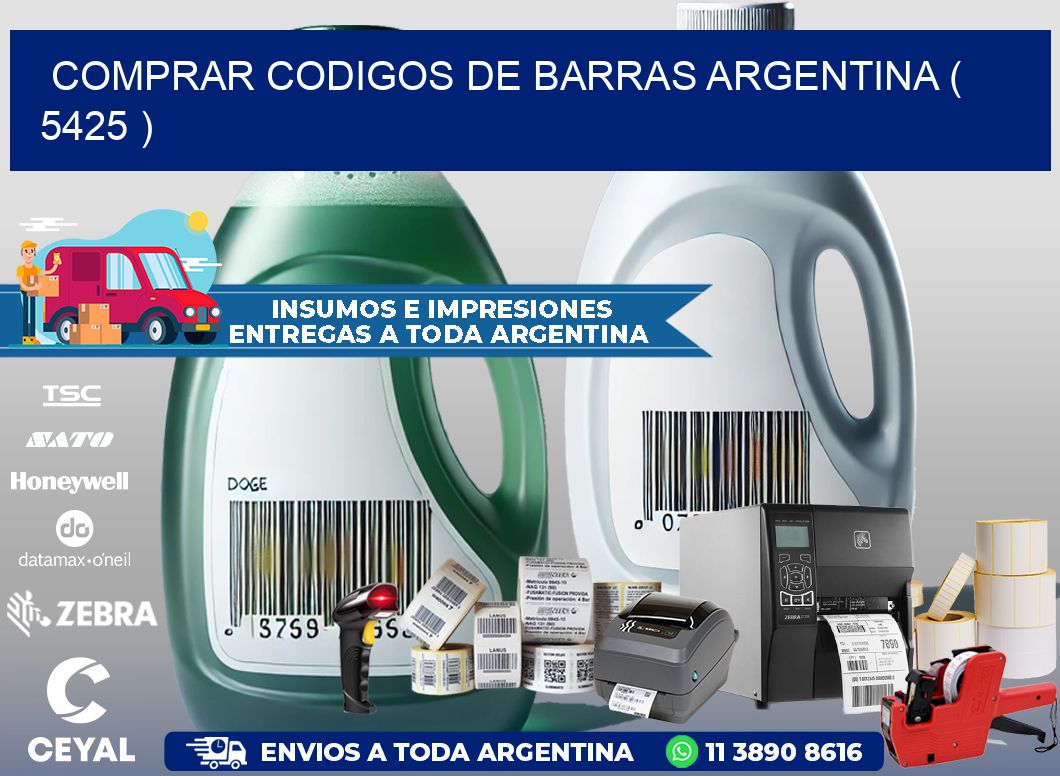comprar codigos de barras argentina ( 5425 )