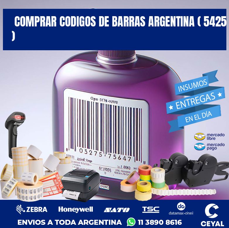 comprar codigos de barras argentina ( 5425 )