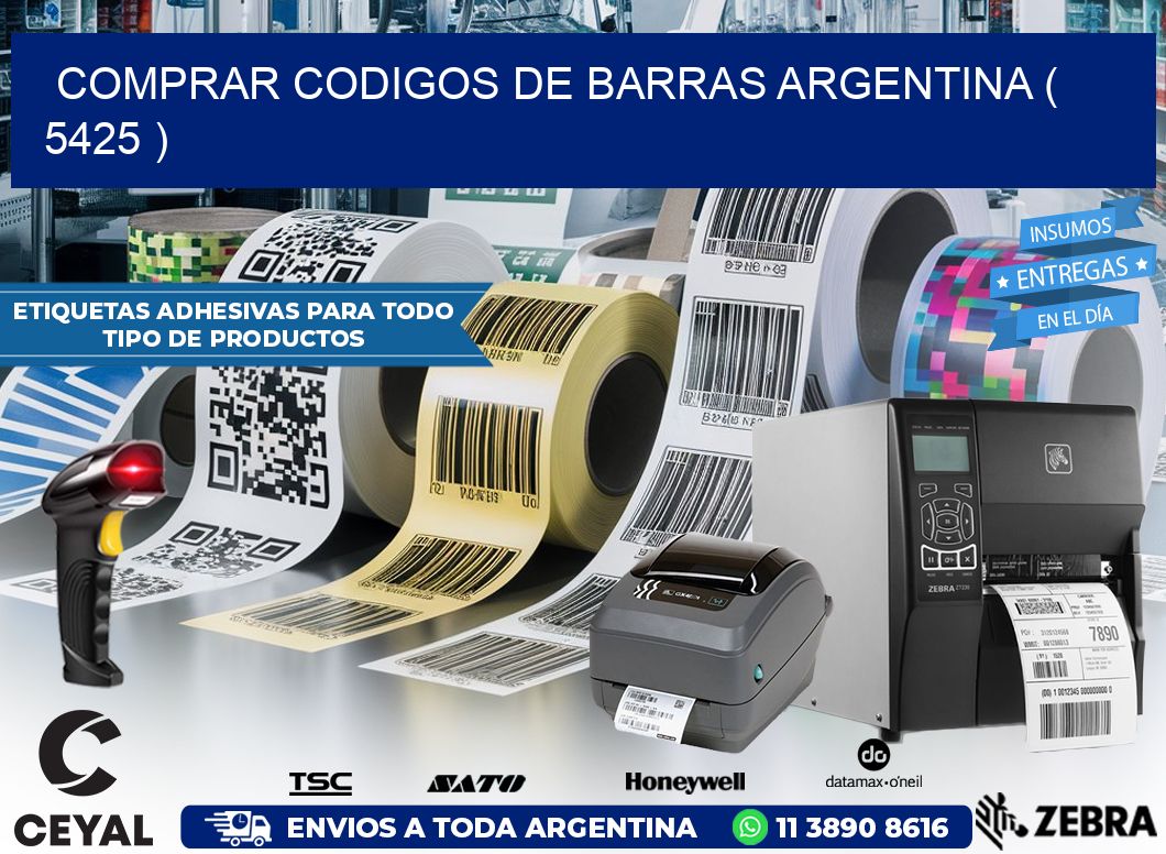 comprar codigos de barras argentina ( 5425 )