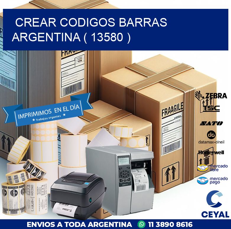 crear codigos barras  argentina ( 13580 )