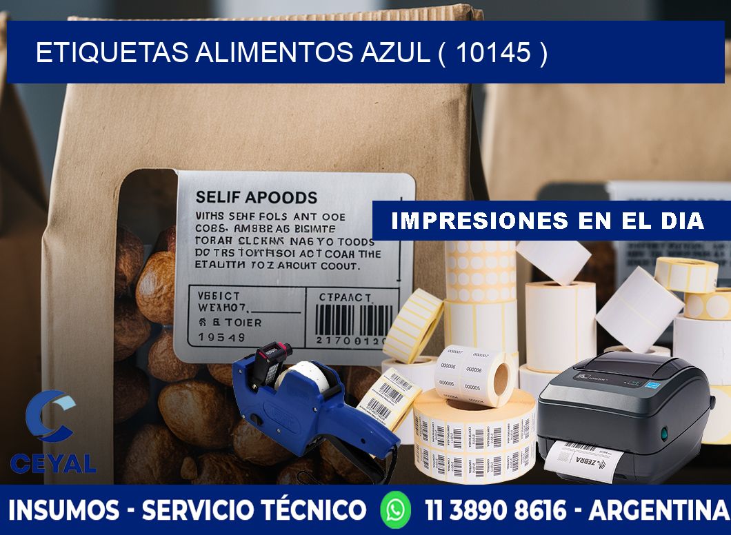 etiquetas alimentos azul ( 10145 )