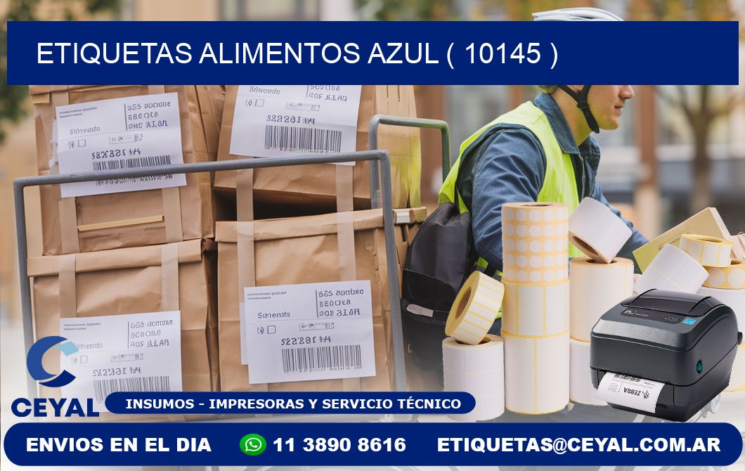 etiquetas alimentos azul ( 10145 )