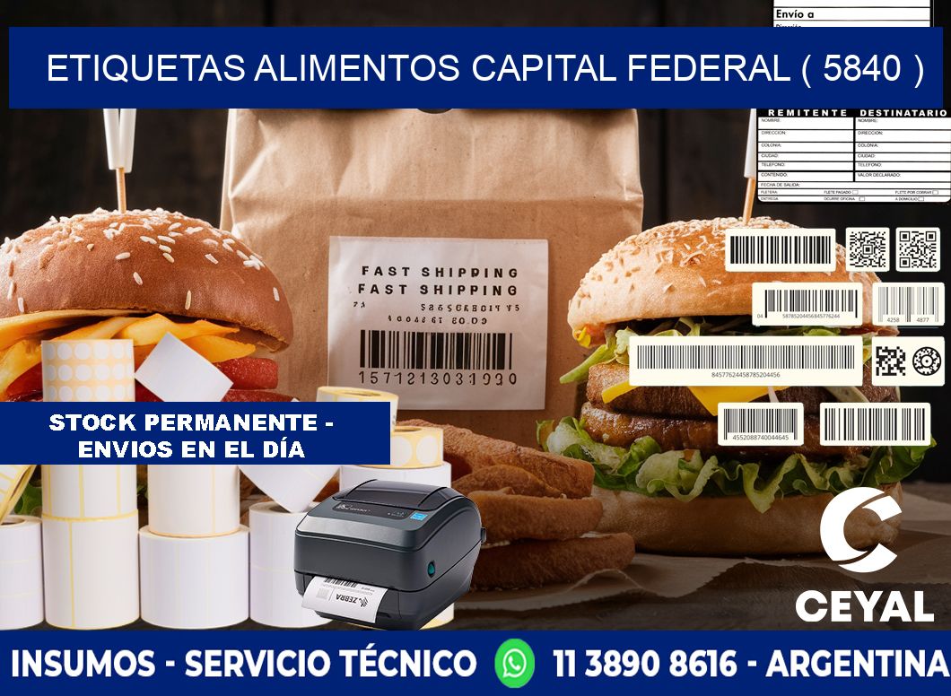 etiquetas alimentos capital federal ( 5840 )