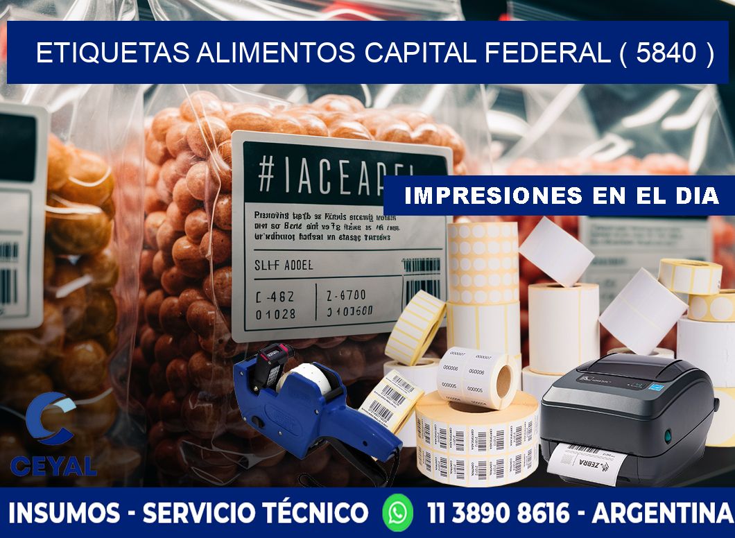 etiquetas alimentos capital federal ( 5840 )