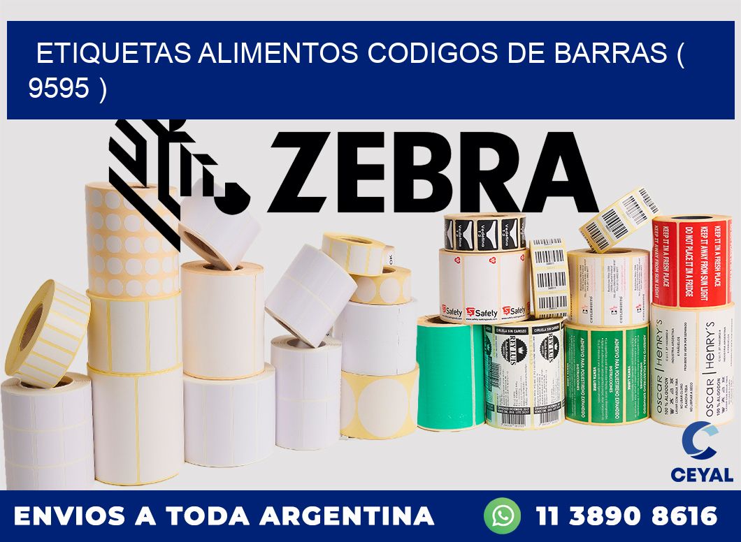 etiquetas alimentos codigos de barras ( 9595 )