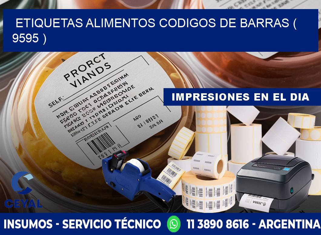 etiquetas alimentos codigos de barras ( 9595 )