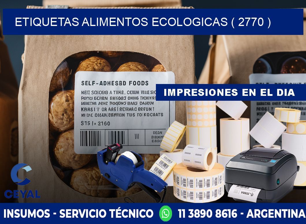 etiquetas alimentos ecologicas ( 2770 )