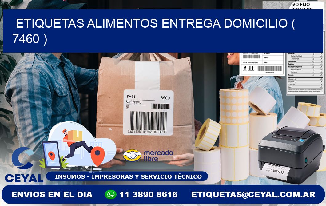 etiquetas alimentos entrega domicilio ( 7460 )