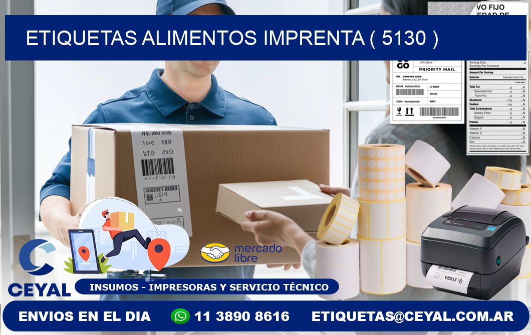 etiquetas alimentos imprenta ( 5130 )