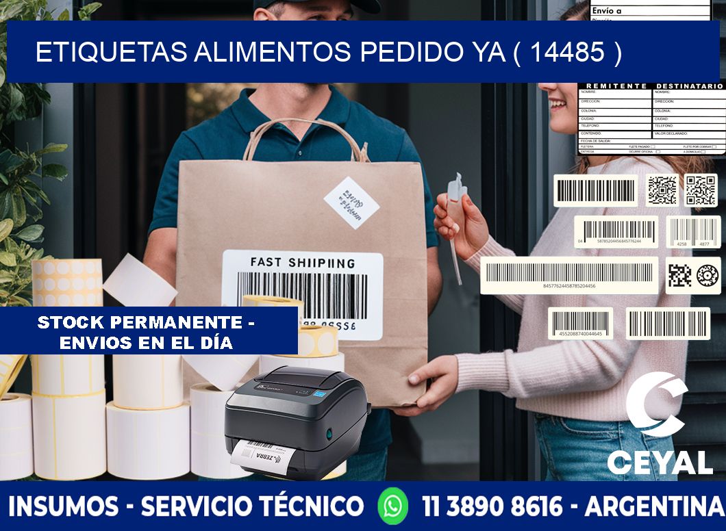 etiquetas alimentos pedido ya ( 14485 )