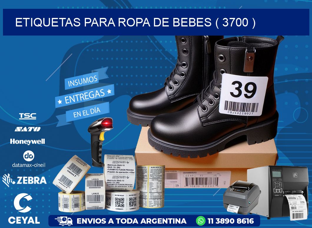 etiquetas para ropa de bebes ( 3700 )