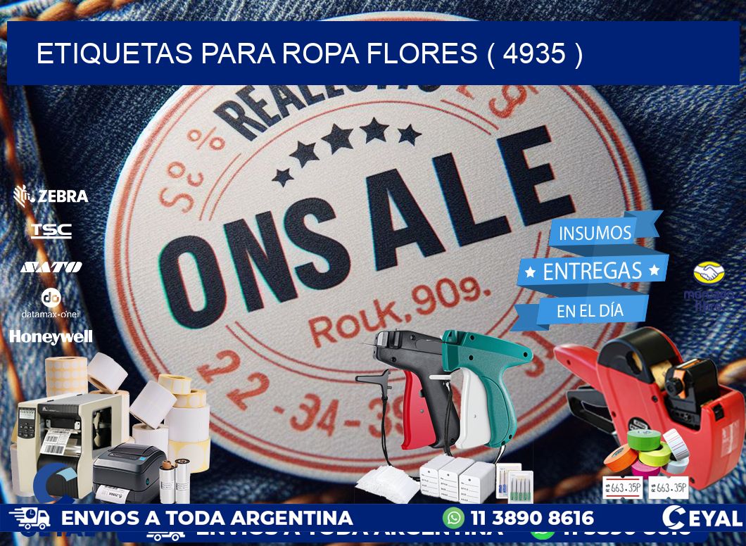 etiquetas para ropa flores ( 4935 )