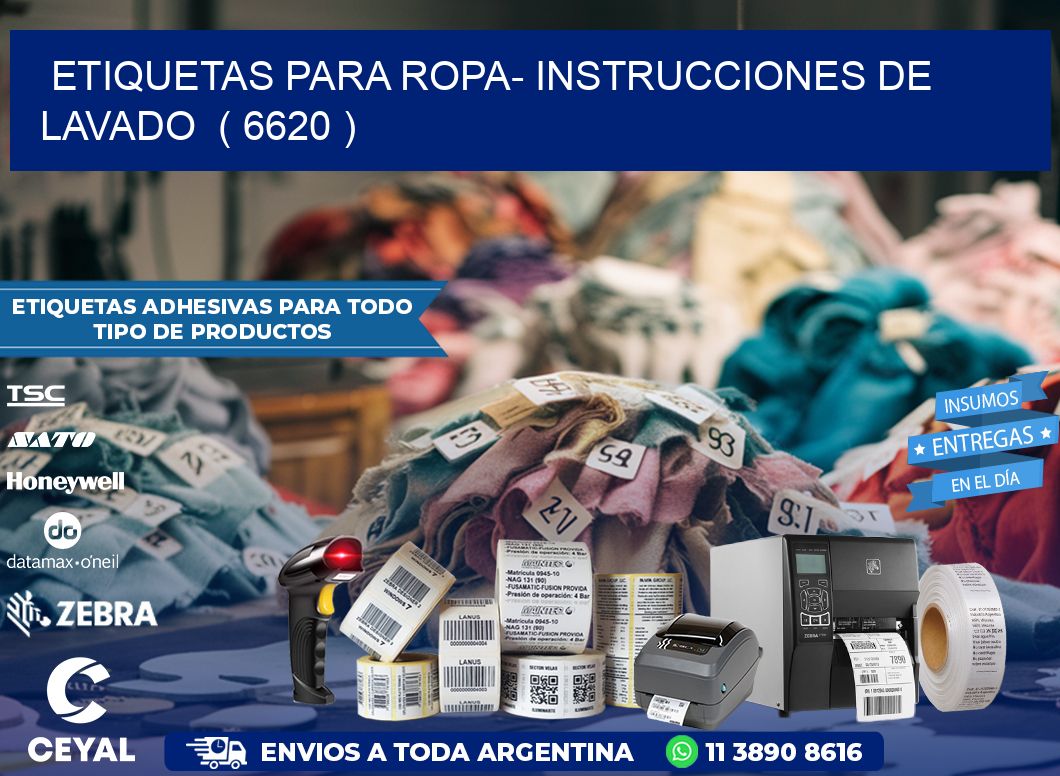 etiquetas para ropa- instrucciones de lavado  ( 6620 )