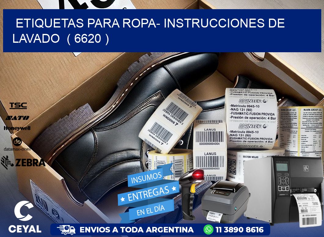 etiquetas para ropa- instrucciones de lavado  ( 6620 )