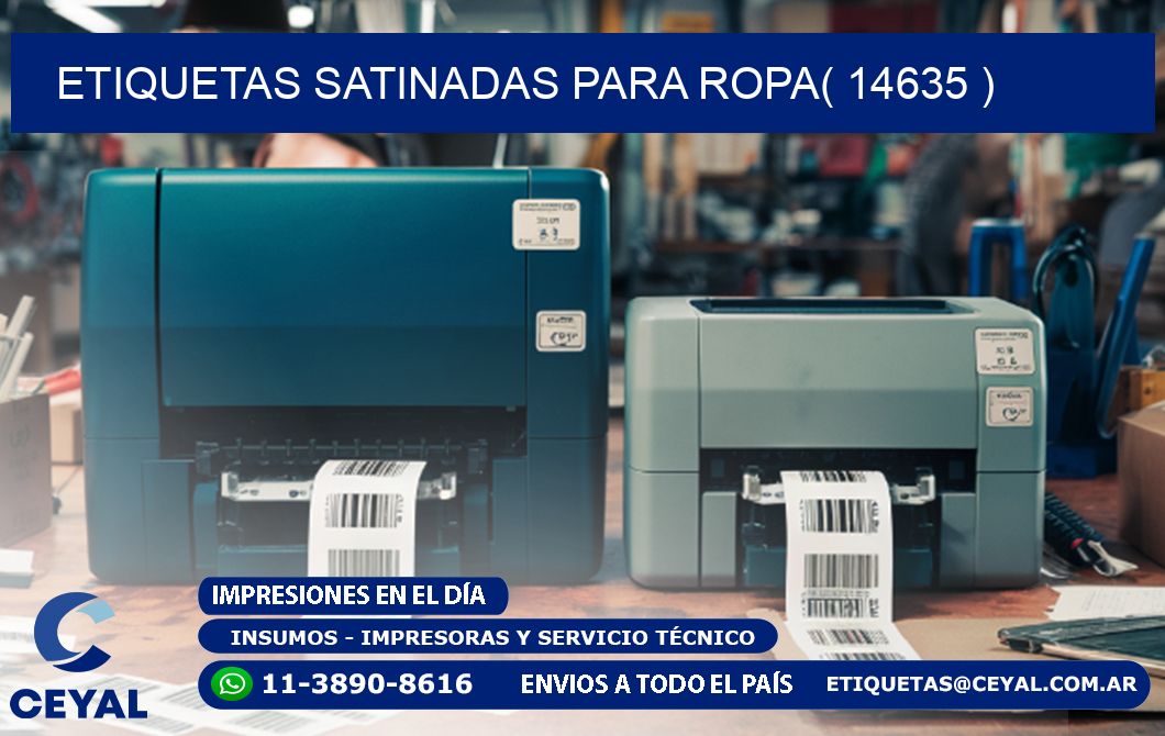 etiquetas satinadas para ropa( 14635 )