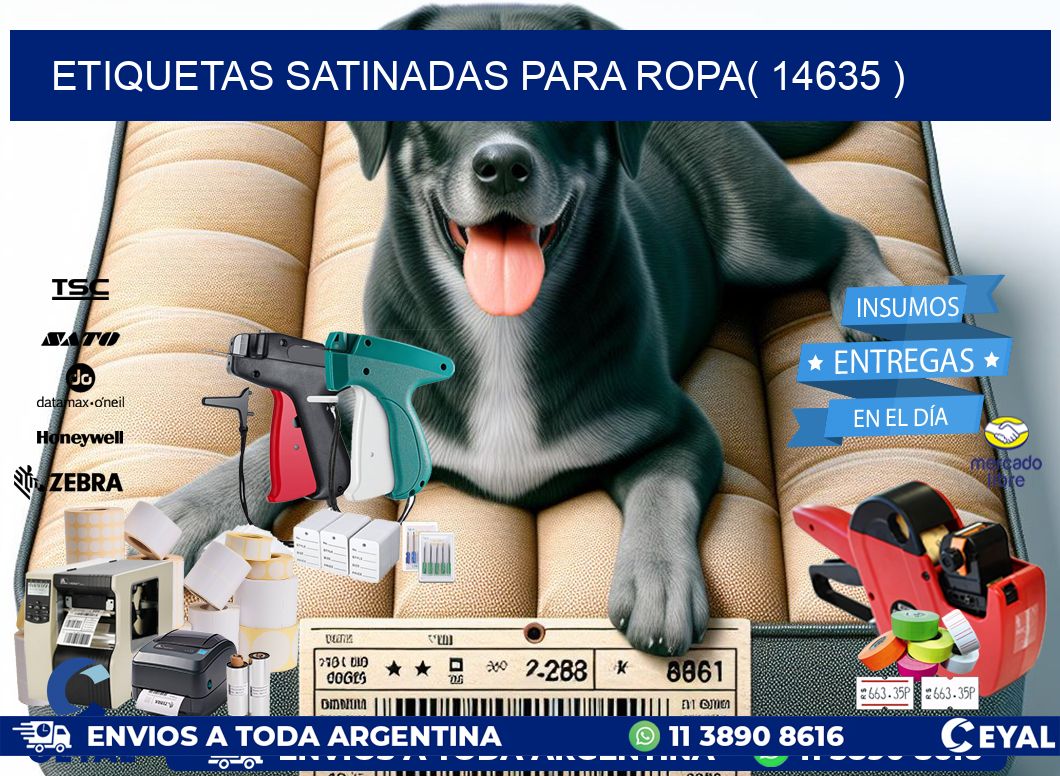 etiquetas satinadas para ropa( 14635 )
